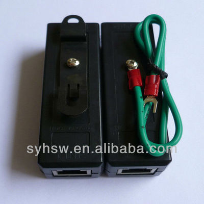 26*26*95mm RJ45 POE 1000 Überspannungsschutz für Blitzschutz bei 48V Leitungsspannung