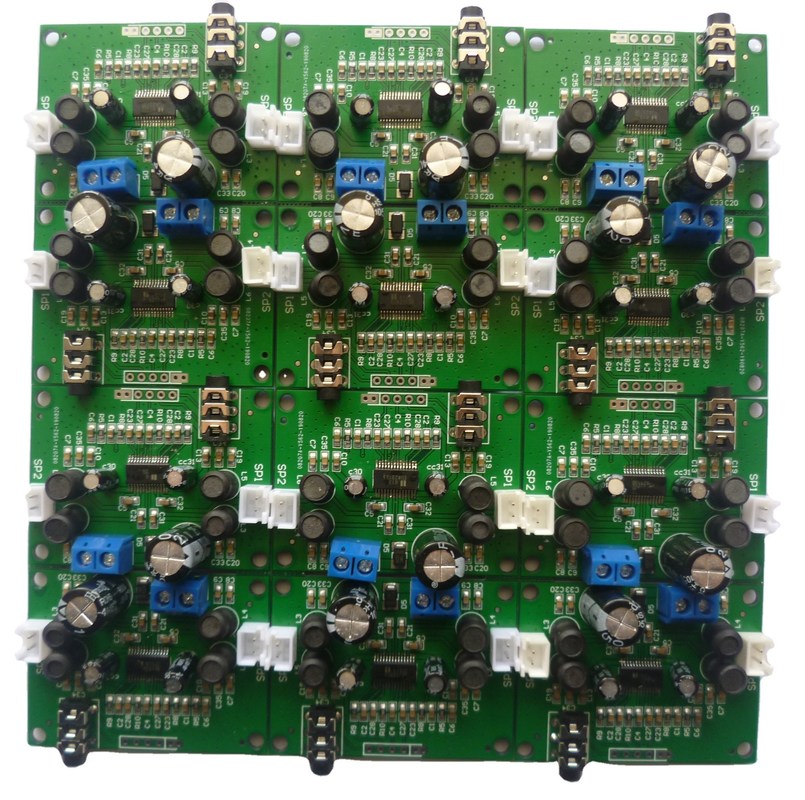 Grüne/gelbe/rote/blaue/schwarze/weiße PCB-Konstruktion und OEM-PCBA-Montage für Spannungsbedarf von 5 V